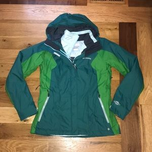 EUC, Columbia Omni-Tech 3-in-1 Interchange jacket